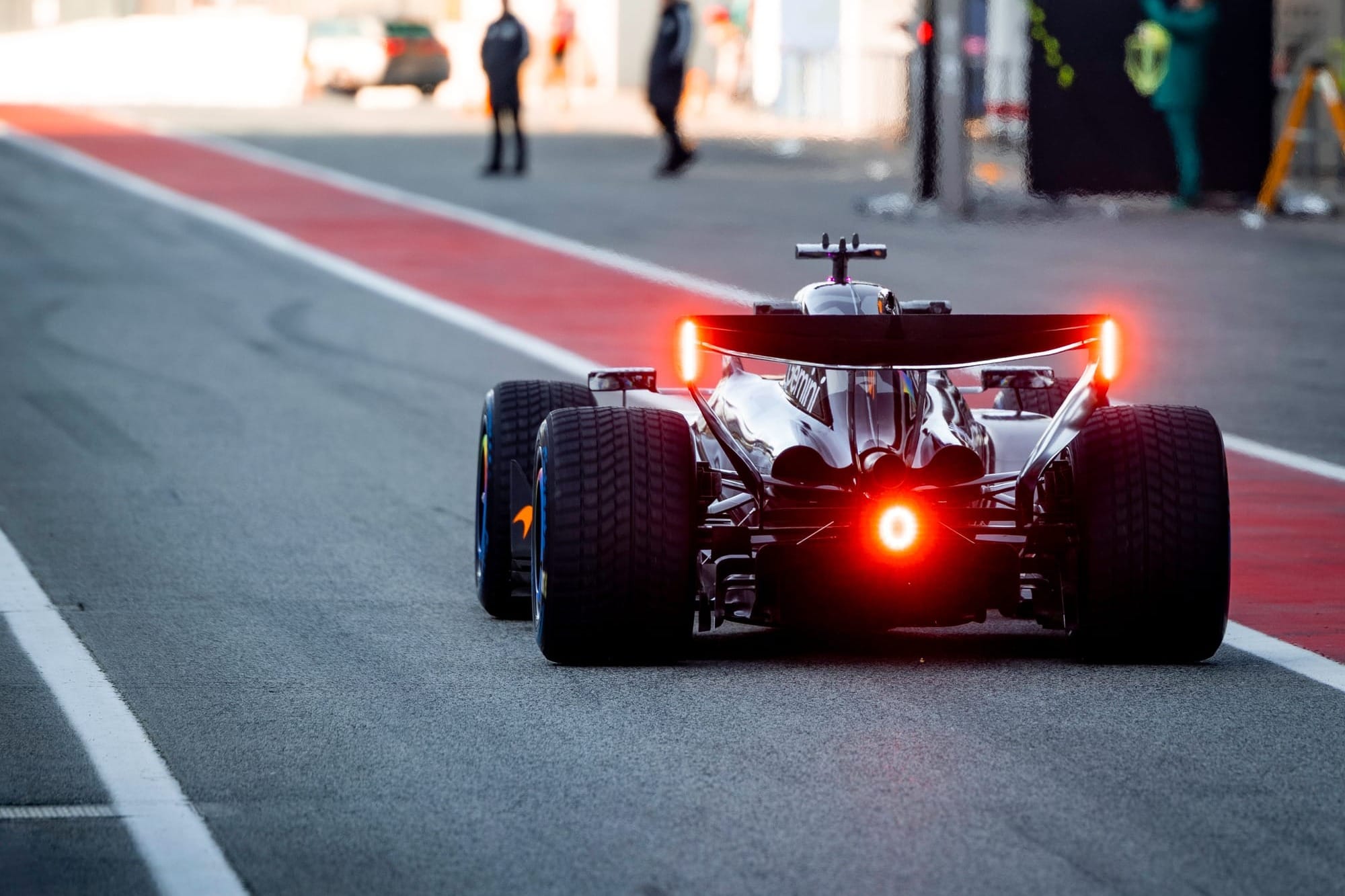 McLaren MCL40 F1 car, Barcelona F1 shakedown week test 2026
