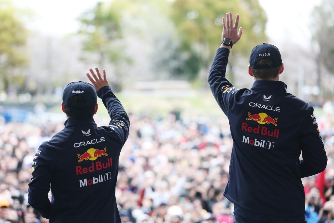 Yuki Tsunoda and Max Verstappen, Red Bull, F1